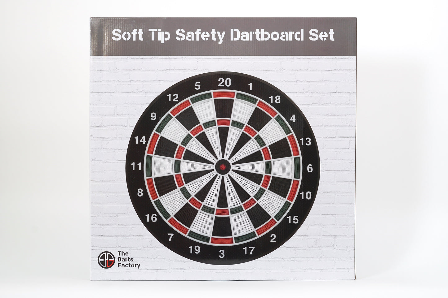 15.5" Soft Tip Dartboard Set (15.5英吋軟式飛鏢靶套裝)