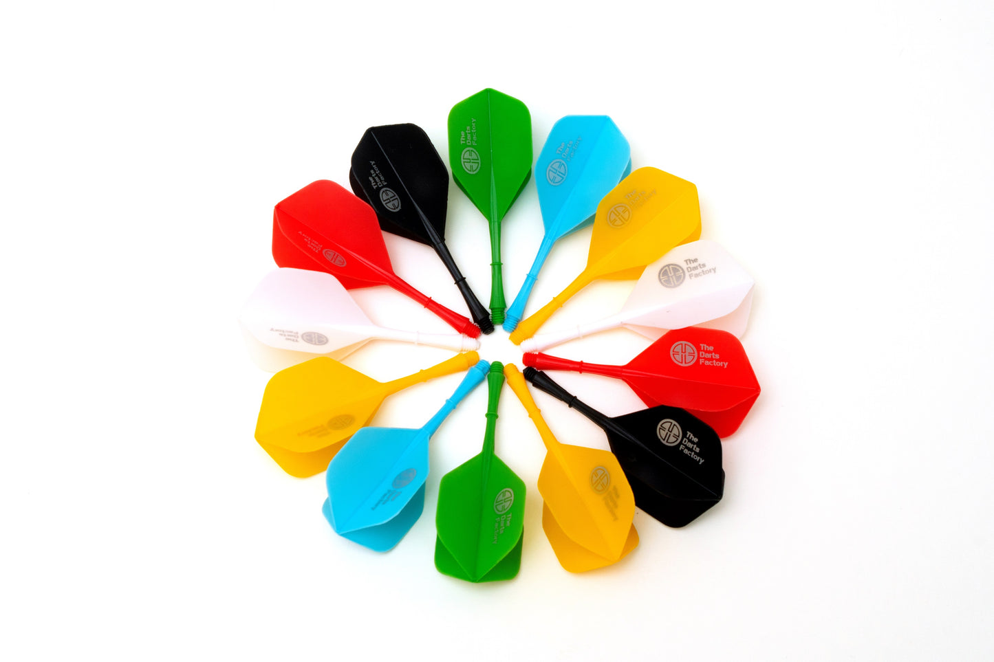 The Darts Factory - One Piece Shaft & Flight (3 pcs)