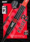 ONE80DART RAISE B BRD 2BA 17g Darts Set - Black/Red