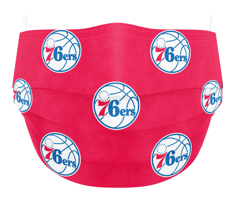 [Co.Protect] NBA Mask - 76ers - Disposable Mask (2 Designs, 5 each)