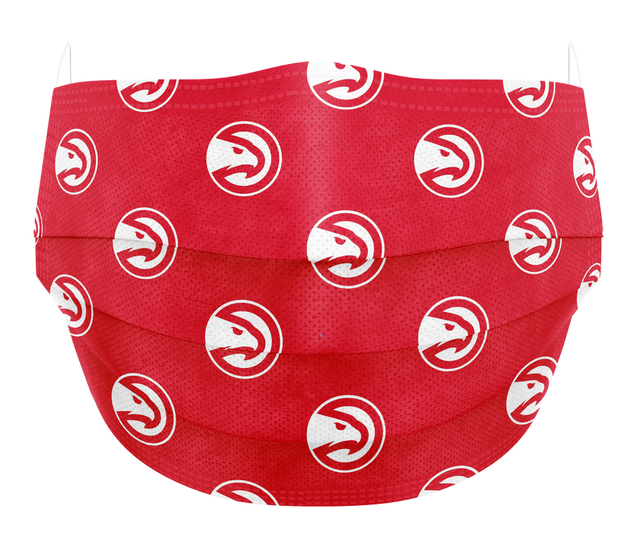 [Co.Protect] NBA Mask - Atlanta Hawks - Disposable Mask (2 Designs, 5 each)