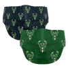[Co.Protect] NBA Mask - Milwaukee Bucks - Disposable Mask (2 Designs, 5 each)